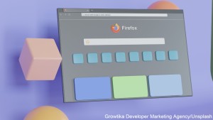Vereinfachte Darstellung des Firefox-Browsers